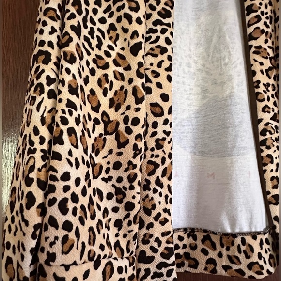 Def Leppard Animal up cycle cardigan handmade crop - Picture 3 of 4